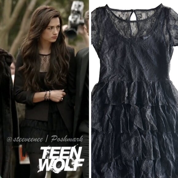 Forever 21 Black Lace Dress ASO Allison Argent - Picture 1 of 8